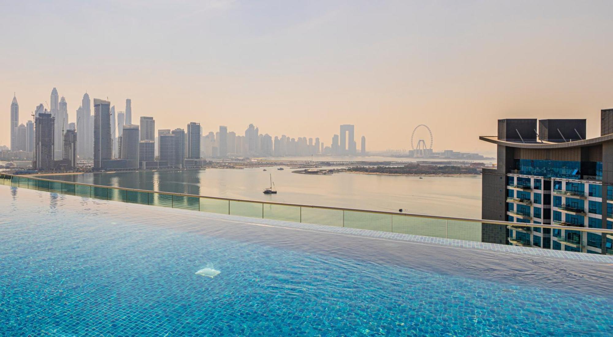 Studio With Pool And Private Beach Access On Palm Jumeirah Dubái Exterior foto