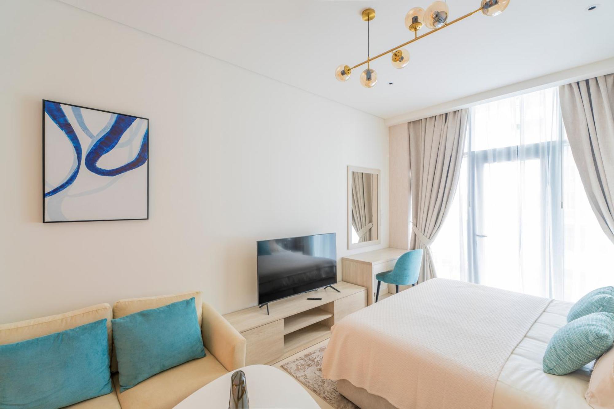 Studio With Pool And Private Beach Access On Palm Jumeirah Dubái Exterior foto