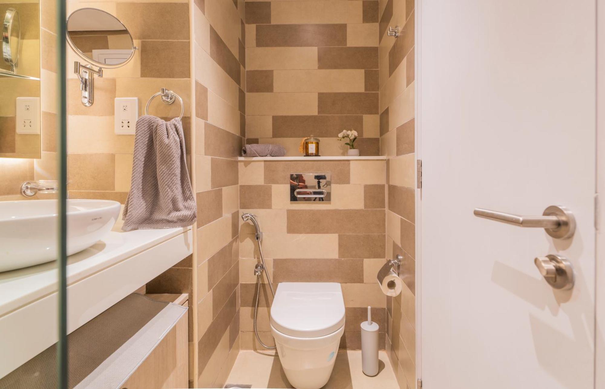 Studio With Pool And Private Beach Access On Palm Jumeirah Dubái Exterior foto