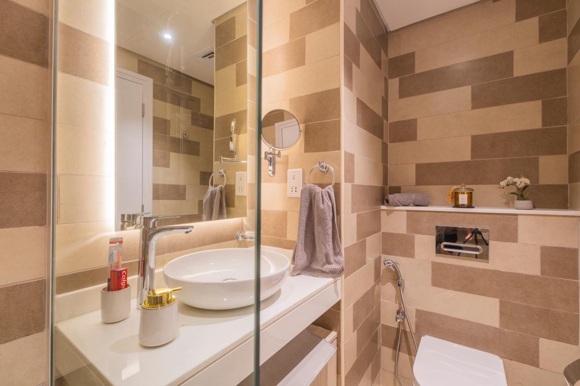 Studio With Pool And Private Beach Access On Palm Jumeirah Dubái Exterior foto
