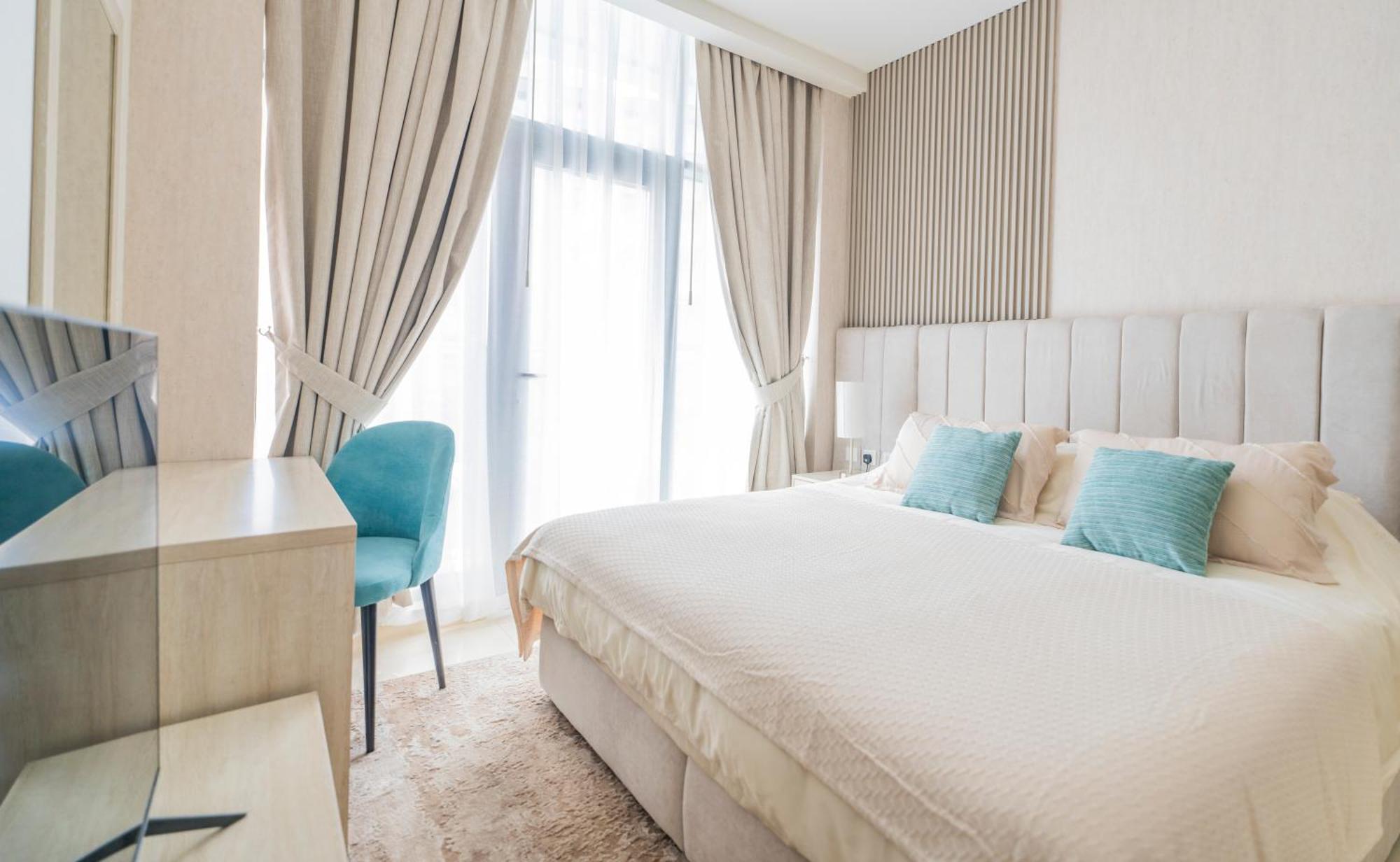 Studio With Pool And Private Beach Access On Palm Jumeirah Dubái Exterior foto