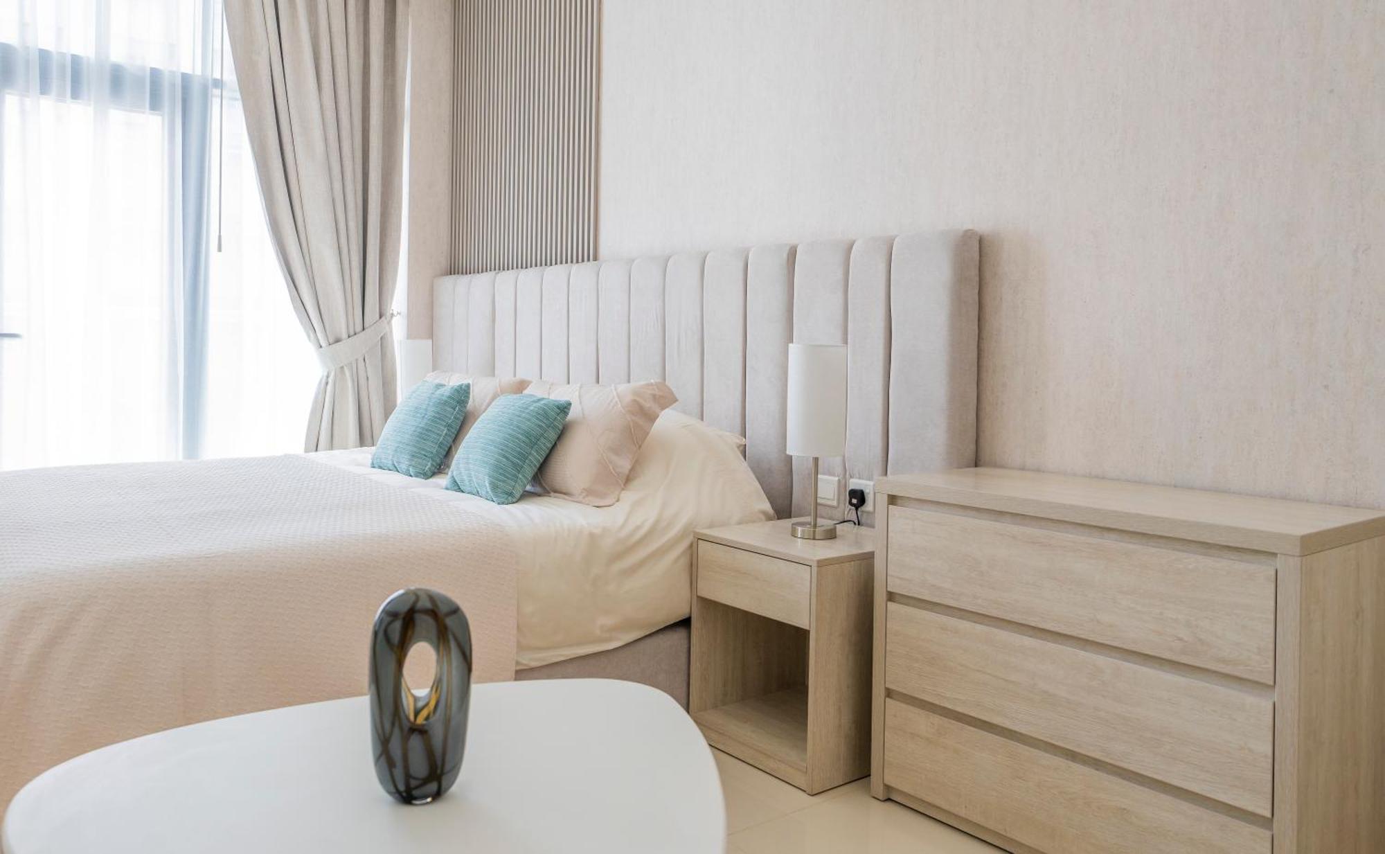 Studio With Pool And Private Beach Access On Palm Jumeirah Dubái Exterior foto