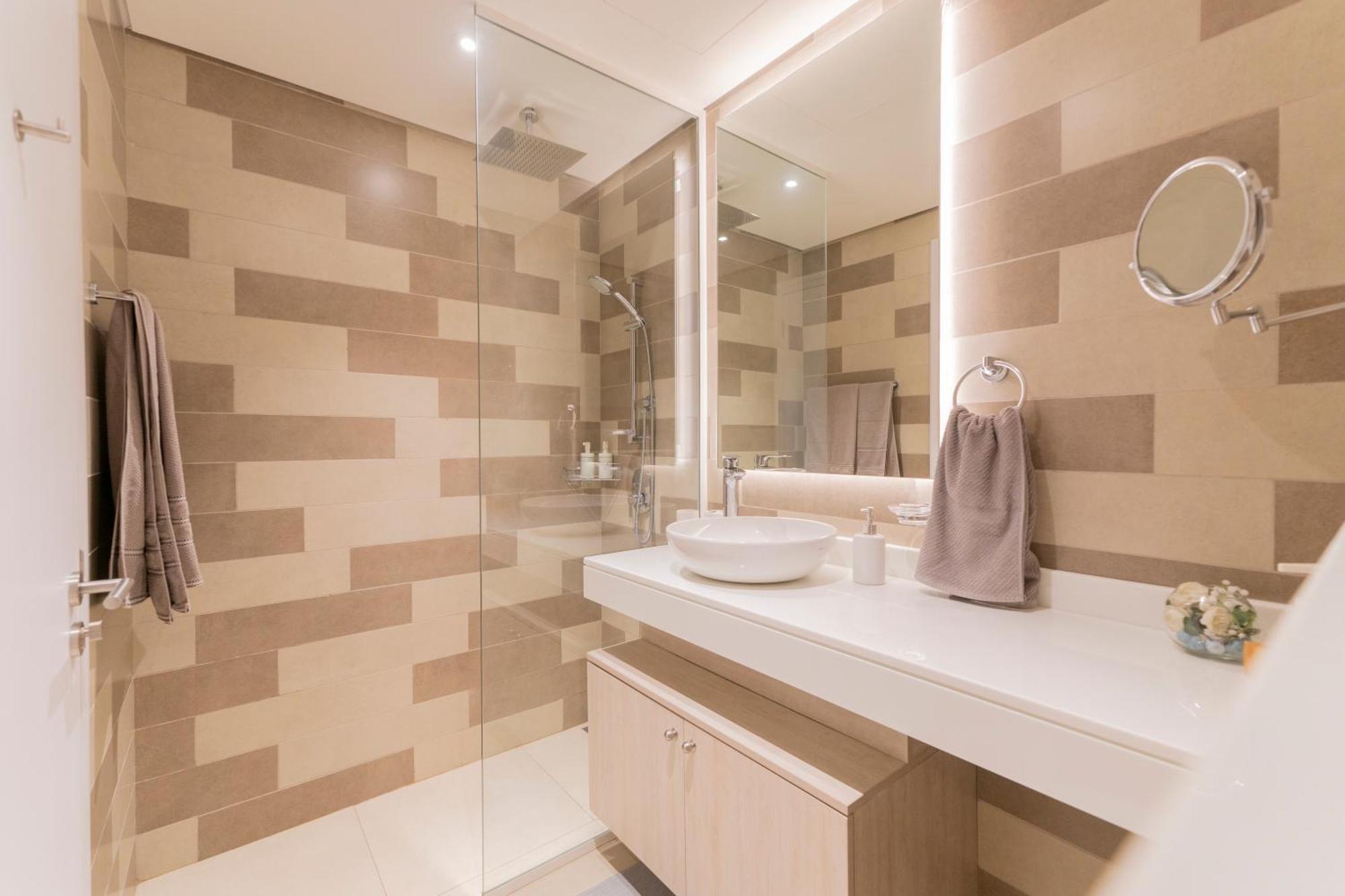 Studio With Pool And Private Beach Access On Palm Jumeirah Dubái Exterior foto
